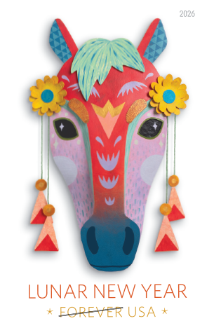 2026 Lunar New Year Year of the Horse Forever Stamps USPS postage