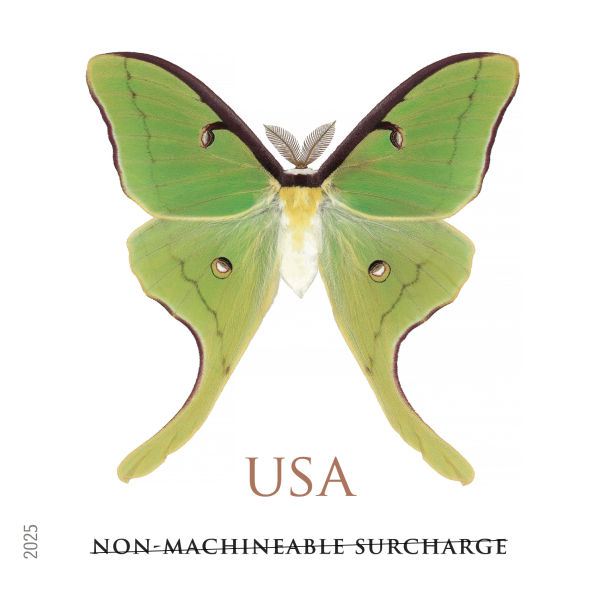 2025 Luna Moth Stamps USPS Forever Stamps