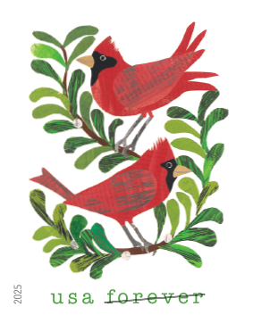 2025 Holiday Cheer Stamps USPS Forever Stamps