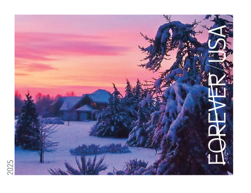 2025 Winter Landscapes Stamps USPS Forever Stamps