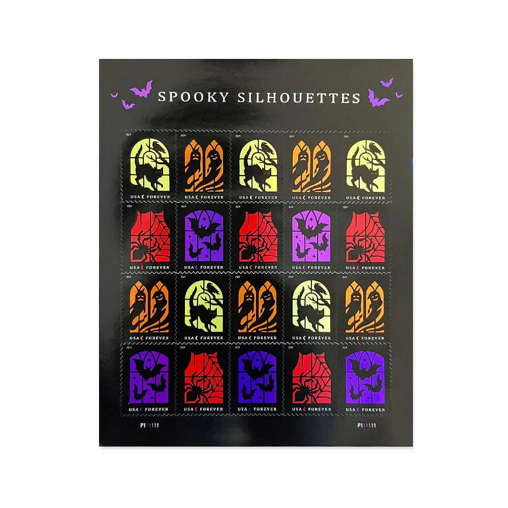 2019 Spooky Silhouettes Stamps - Forever Stamps