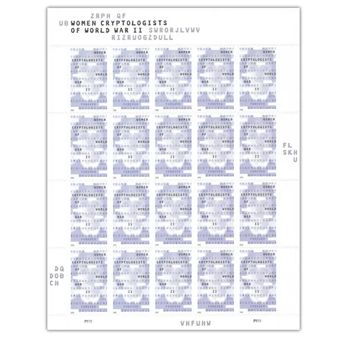 2022 Women Cryptologists of World War ll Press Steet with Die-Ctus | Forever Stamps US Postage Stamps