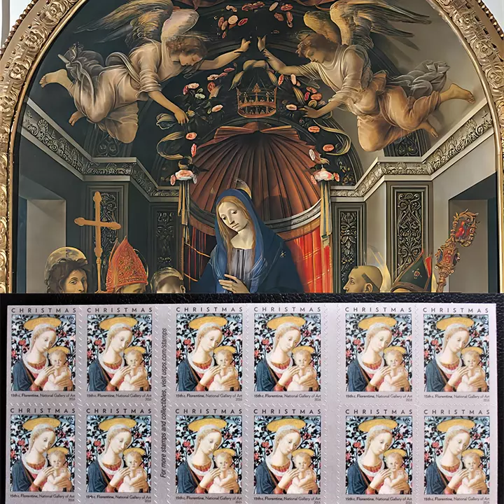 2016 Florence Madonna and Child Stamps | Forever Stamps US Postage Stamps