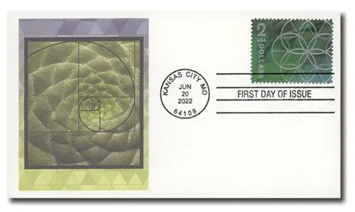 2022 $2 Floral Geometry Stamps | Forever Stamps US Postage Stamps