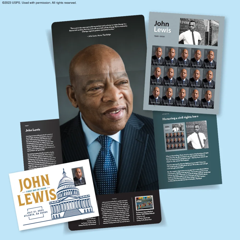 2023 John Lewis Forever®Stamp | Forever Stamps US Postage Stamps