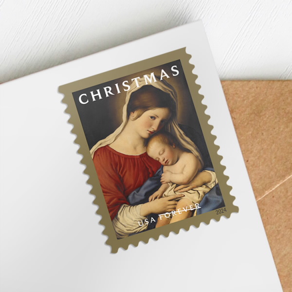 2024 Christmas Madonna and Child Stamps - Forever Stamps