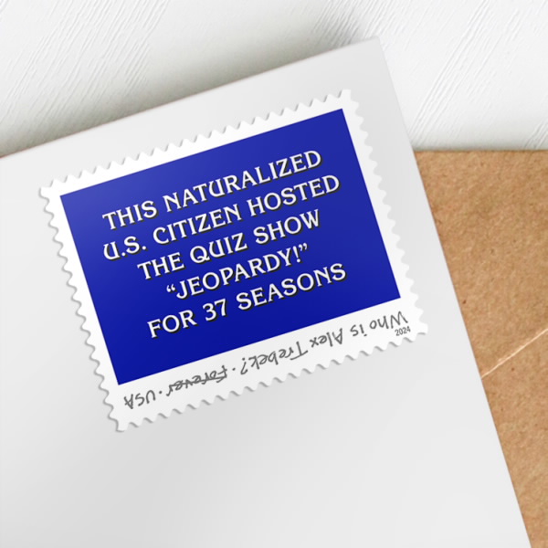 2024 Alex Trebek Stamps - Forever Stamps