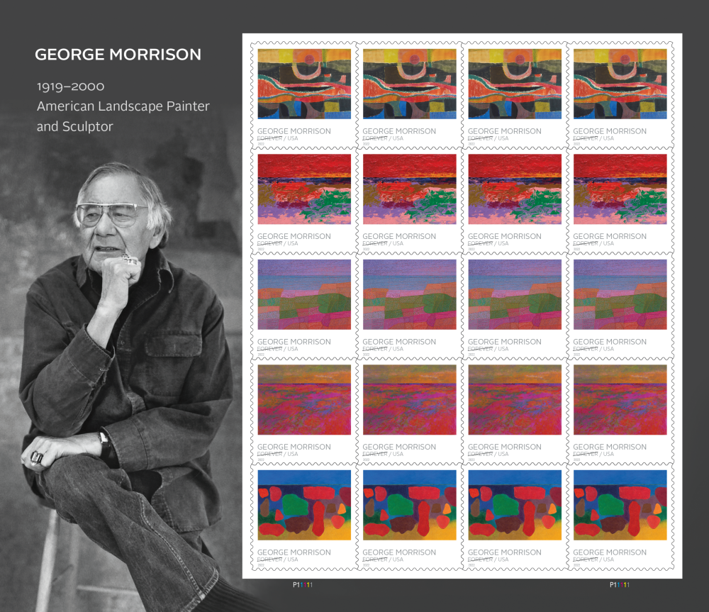 2022 George Morrison Stamps | Forever Stamps US Postage Stamps