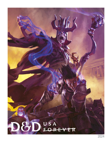 2024 Dungeons & Dragons Stamps - Forever Stamps