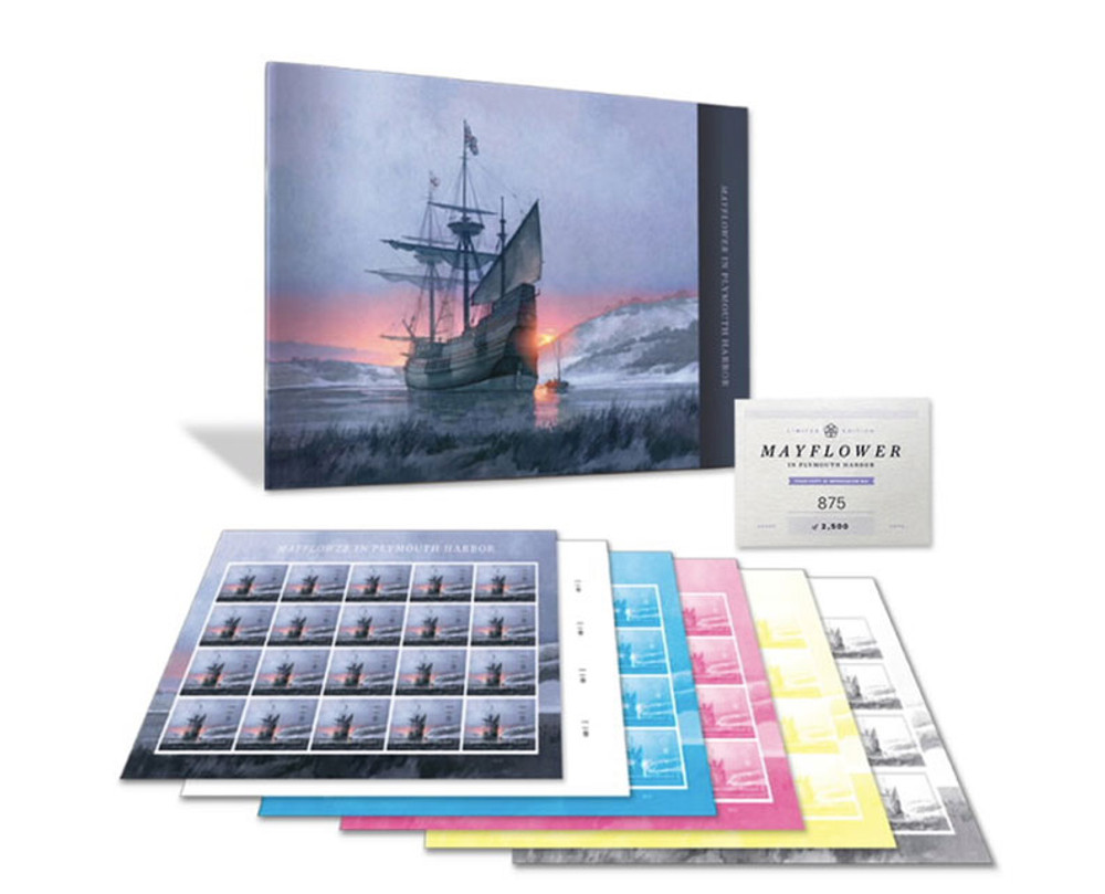 2020 Mayflower in Plymouth Harbor Stamps 100 PCS | Forever Stamps US Postage Stamps