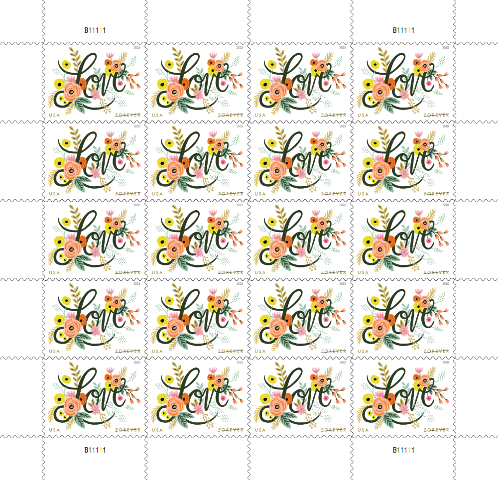 2018 Love Flourishes Forever®Stamp | Forever Stamps US Postage Stamps