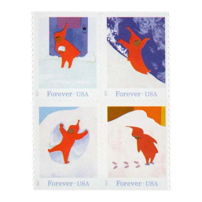 2017 The Snowy Day  stamps - Forever Stamps