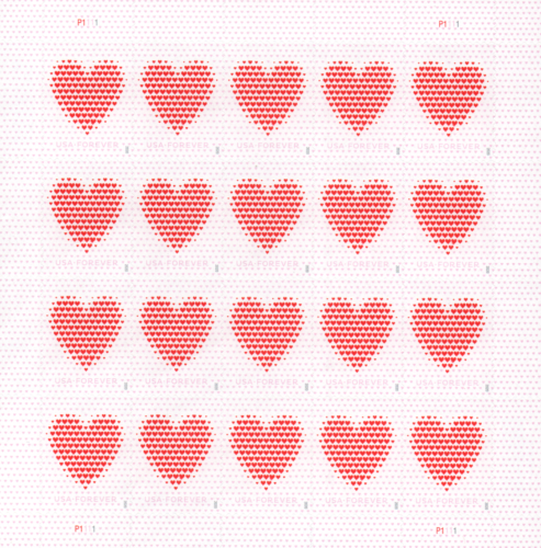 2020 Made of Hearts Forever Stamps - Forever Stamps