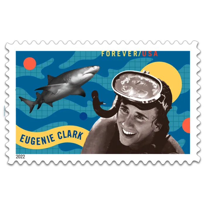 2022 Eugenie Clark Stamps - Forever Stamps