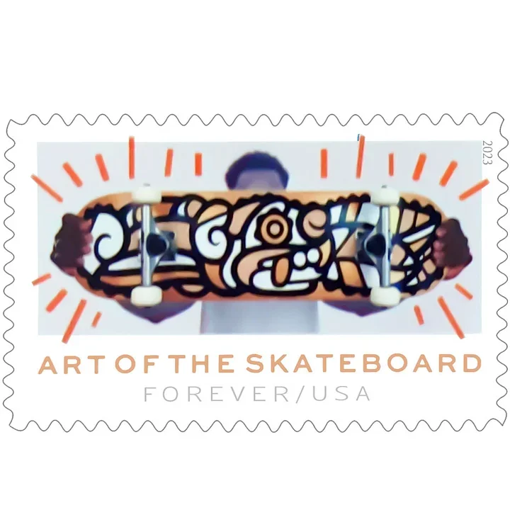 2023 Art of the Skateboard Stamps - Forever Stamps