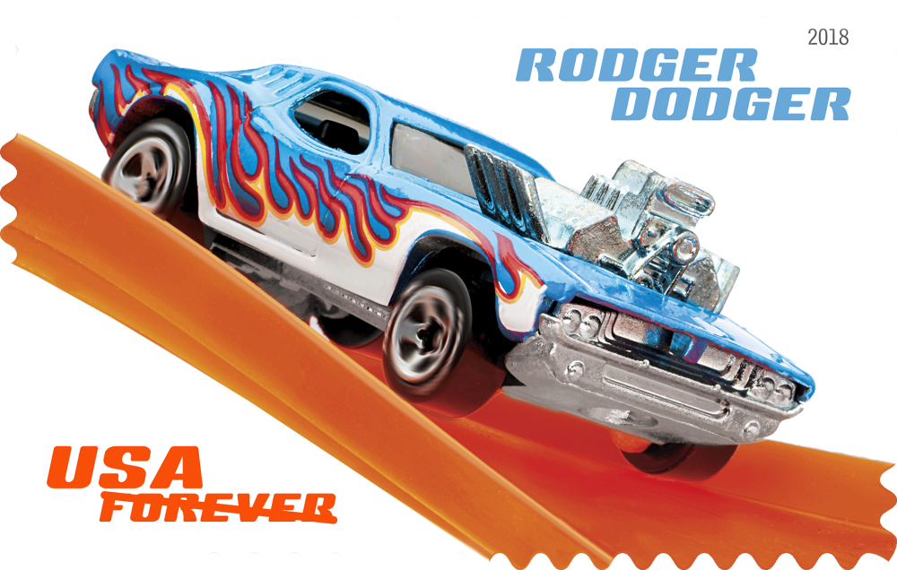 2018 Hot Wheels Stamps - Forever Stamps