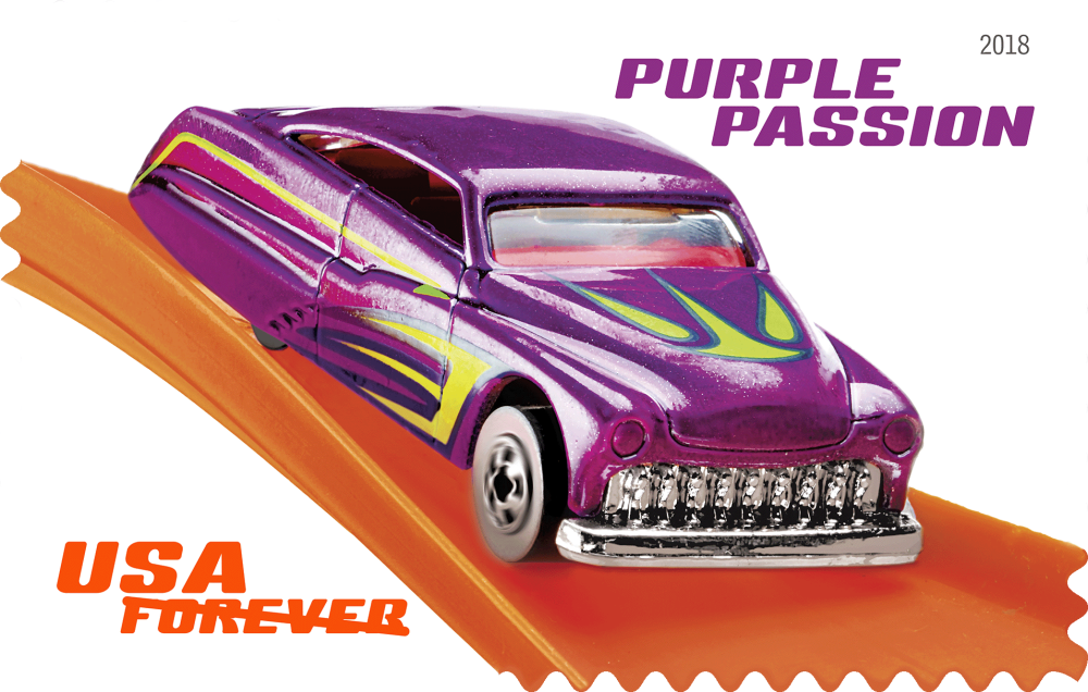 2018 Hot Wheels Stamps - Forever Stamps