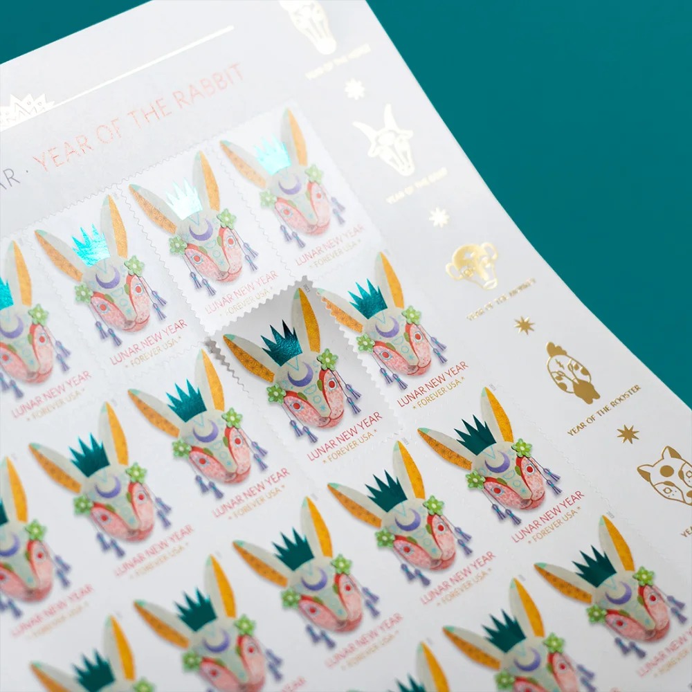 2023 Lunar New Year Of The Rabbit - Forever Stamps