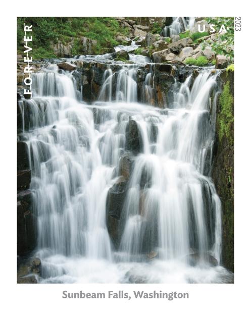 2023 Waterfalls Stamps 100 PCS - Forever Stamps