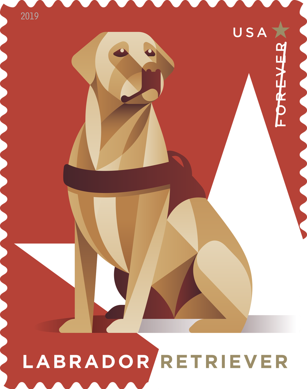 2019 Military Working Dogs Stamps 100 PCS - Forever Stamps
