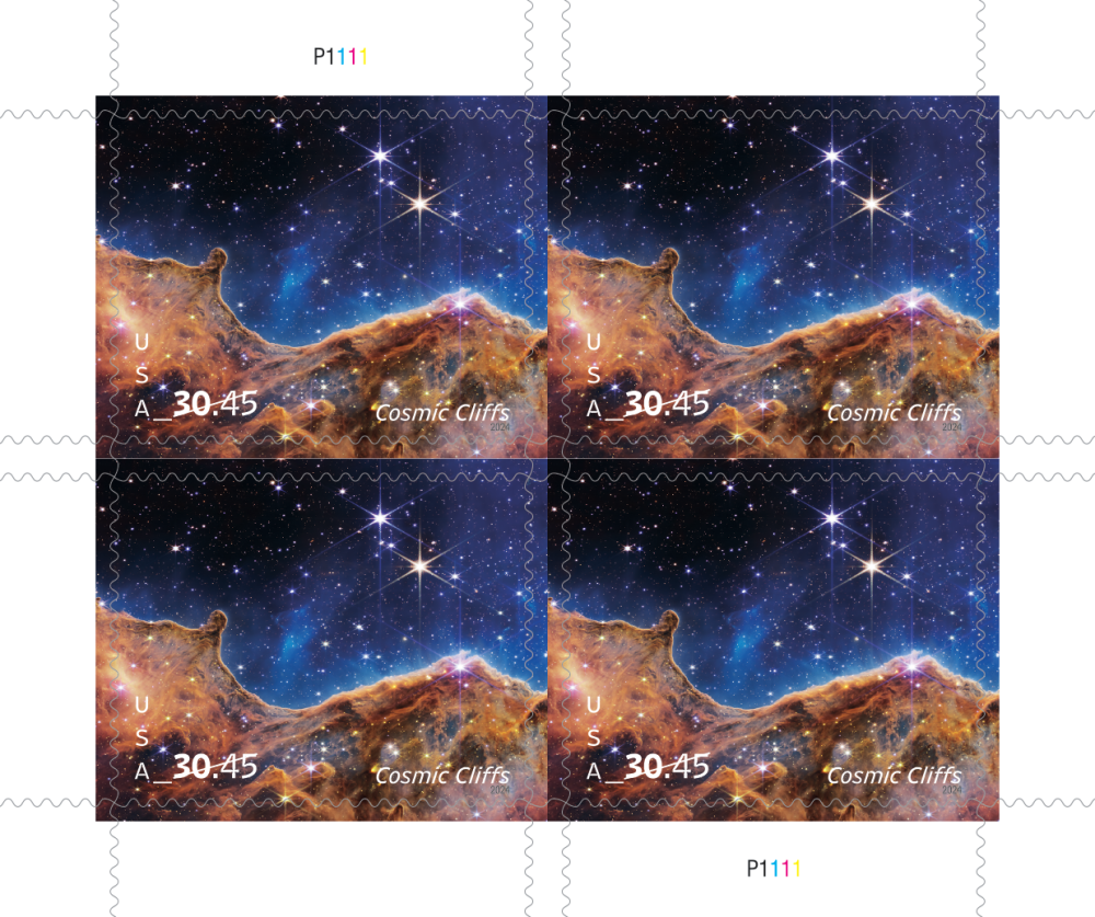 2024 Cosmic Cliffs Stamps - Forever Stamps