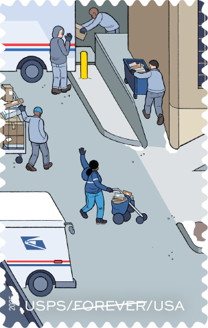 2025. 250 Years of Delivering Stamps 100 pcs - Forever Stamps